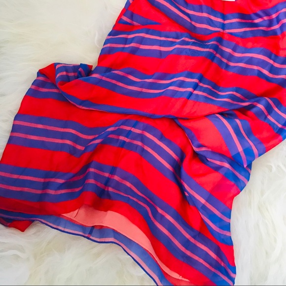 Lewit Stripe Silk Midi Dress - Picture 4 of 6